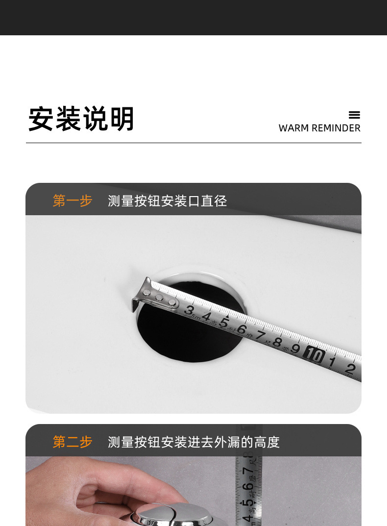 Toilet tank, double-button flush, toilet bowl, circular button, toilet bowl accessories, free shipping on Amazon undefined
