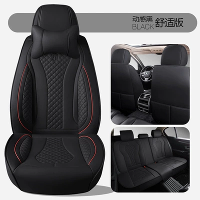 Universal Car Seat Cushion – Four Seasons Pad - dynamic-black-comfort-version-general