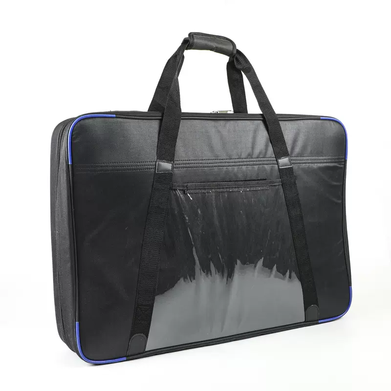 定制黑色牛津布包多功能大容量防水手提拉链包休闲礼品收纳工具包