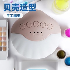 パステルナイトライト、ホワイトノイズ睡眠器具、ポータブルベビーなだめる睡眠アーティファクト、12音源、タイミングして充電可能