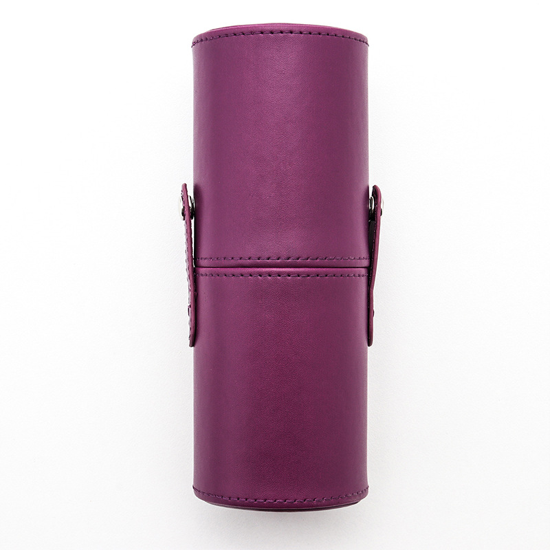 Bolsa de Almacenamiento para Brochas de Maquillaje Fenglida, Tubo para Brochas de Maquillaje, Bolsa Cilíndrica de PU para Cosméticos, Herramientas de Belleza al por Mayor