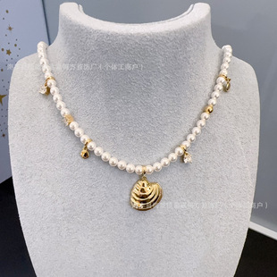 [新品]HEFANG何方珠宝海贝假日短项链轻奢饰品锁骨链生日礼物-阿里巴巴