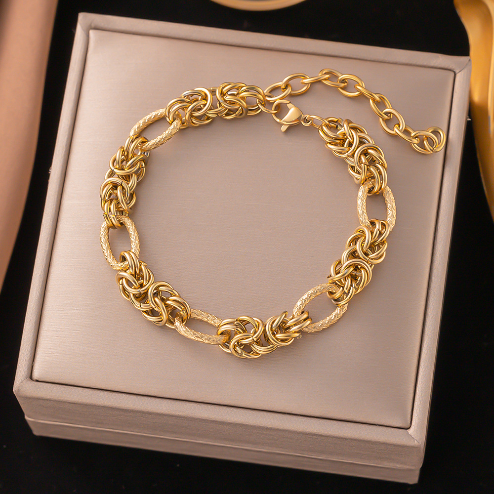 trend retro fashionable accessory stainless steel hip-hop style