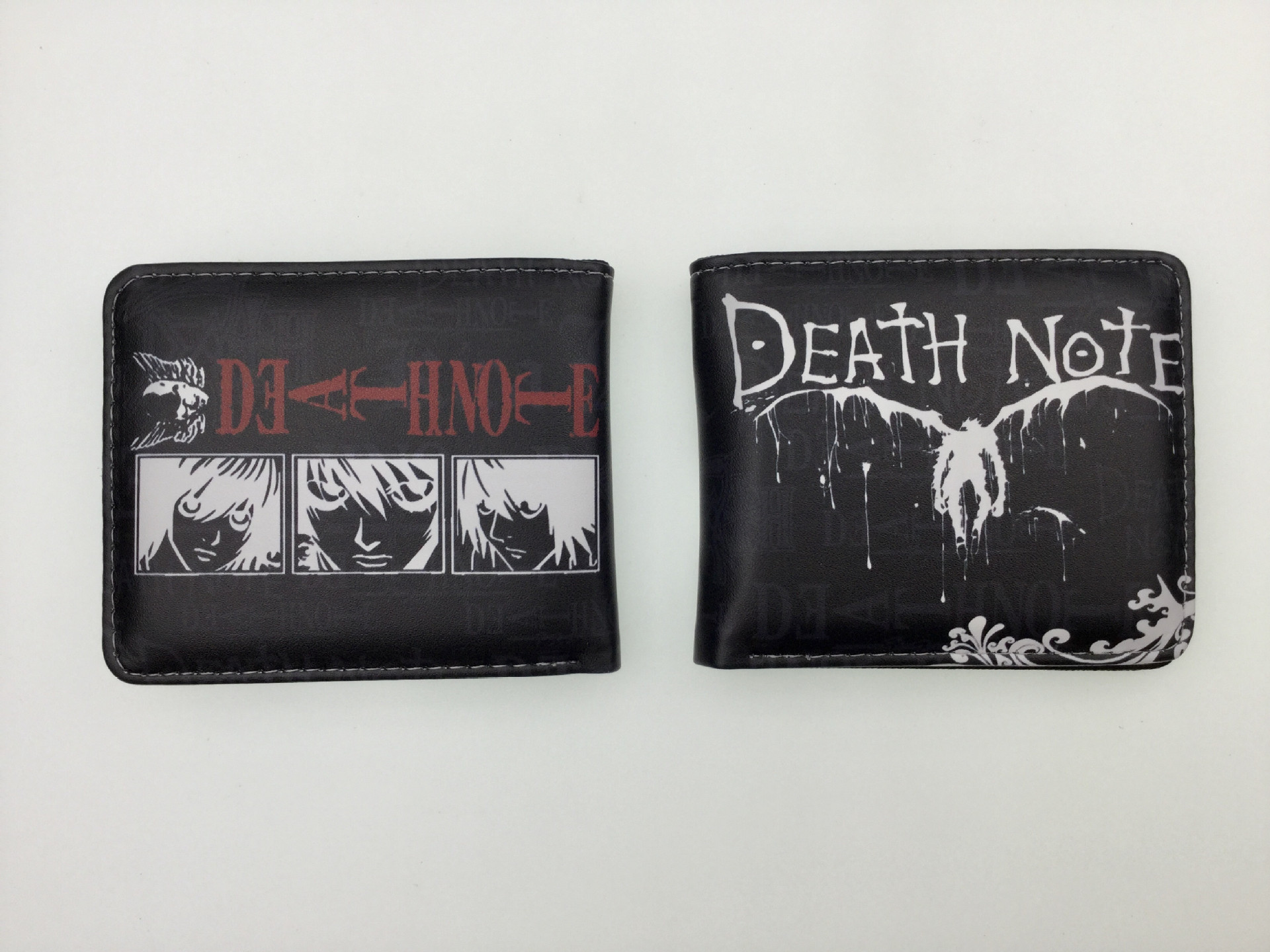 Death Note L noche Shenyue mi Haisha juego de dibujos animados billetera periférica corto horizontal monedero estudiante titular la tarjeta