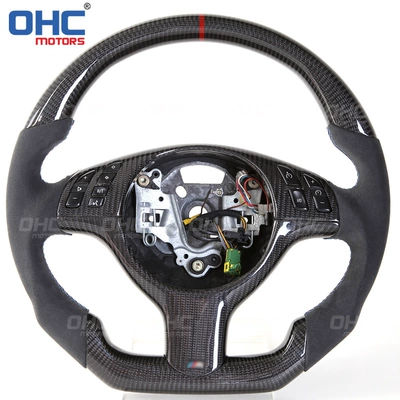 Factory Direct Operation Is Suitable for Bmw 3 Series E46 M3 Suede Carbon Fiber Steering Wheel Assembly Modification and Upgrade