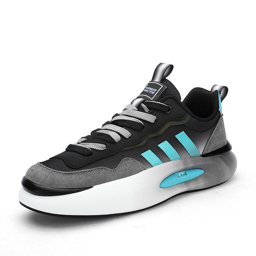 High-quality trendy retro men's shoes genuine leather mesh casual matte lightweight four-season personalized running dad sneakers