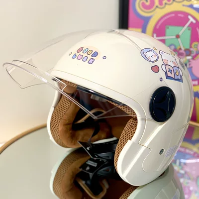 Motosiklet kaskı (dəbilqə), Electric Vehicle Helmet, Half Helmet for