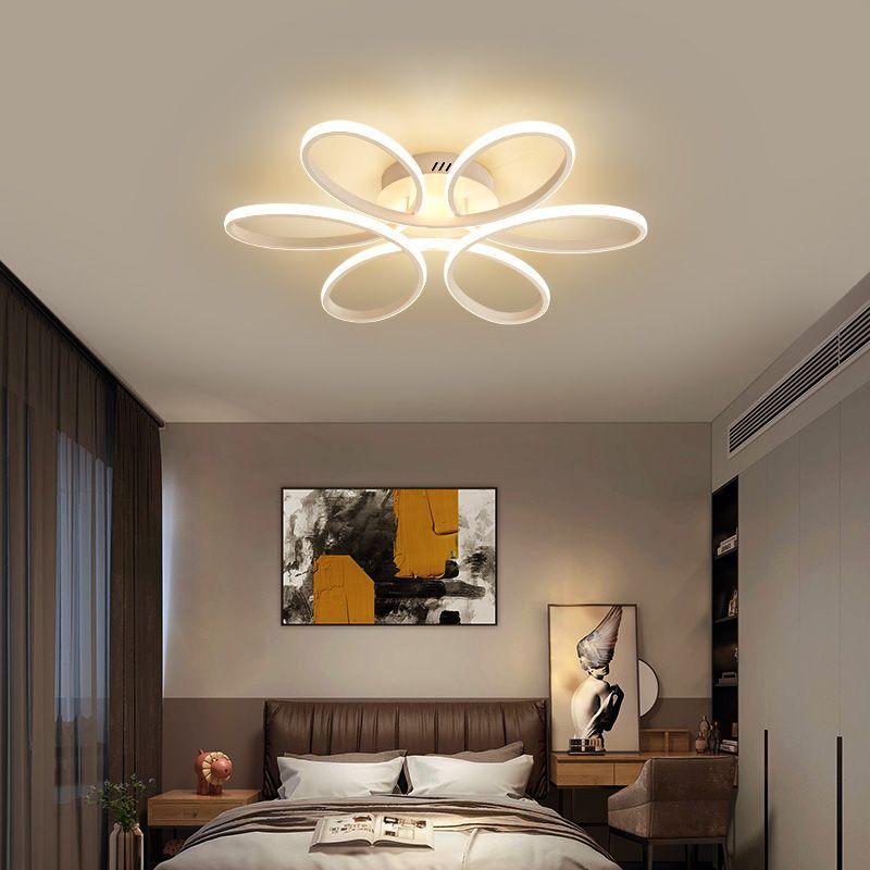 Luz nórdica sala de estar de lujo techo habitación personalizada forma de nudo chino dormitorio Super brillante oro comedor techo lámparas colgantes