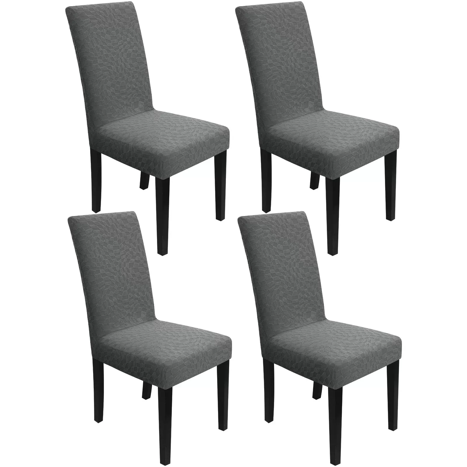 现代简约防水椅子套加厚提花椅子套罩弹力全包连体桌椅套餐椅套