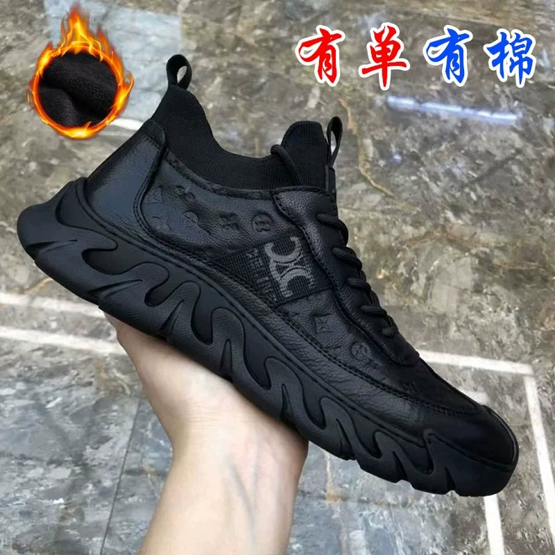 Производители напрямую поставляют осеннюю и зимнюю новую обувь высокого уровня плюс бархатную теплую хлопчатобумажную обувь