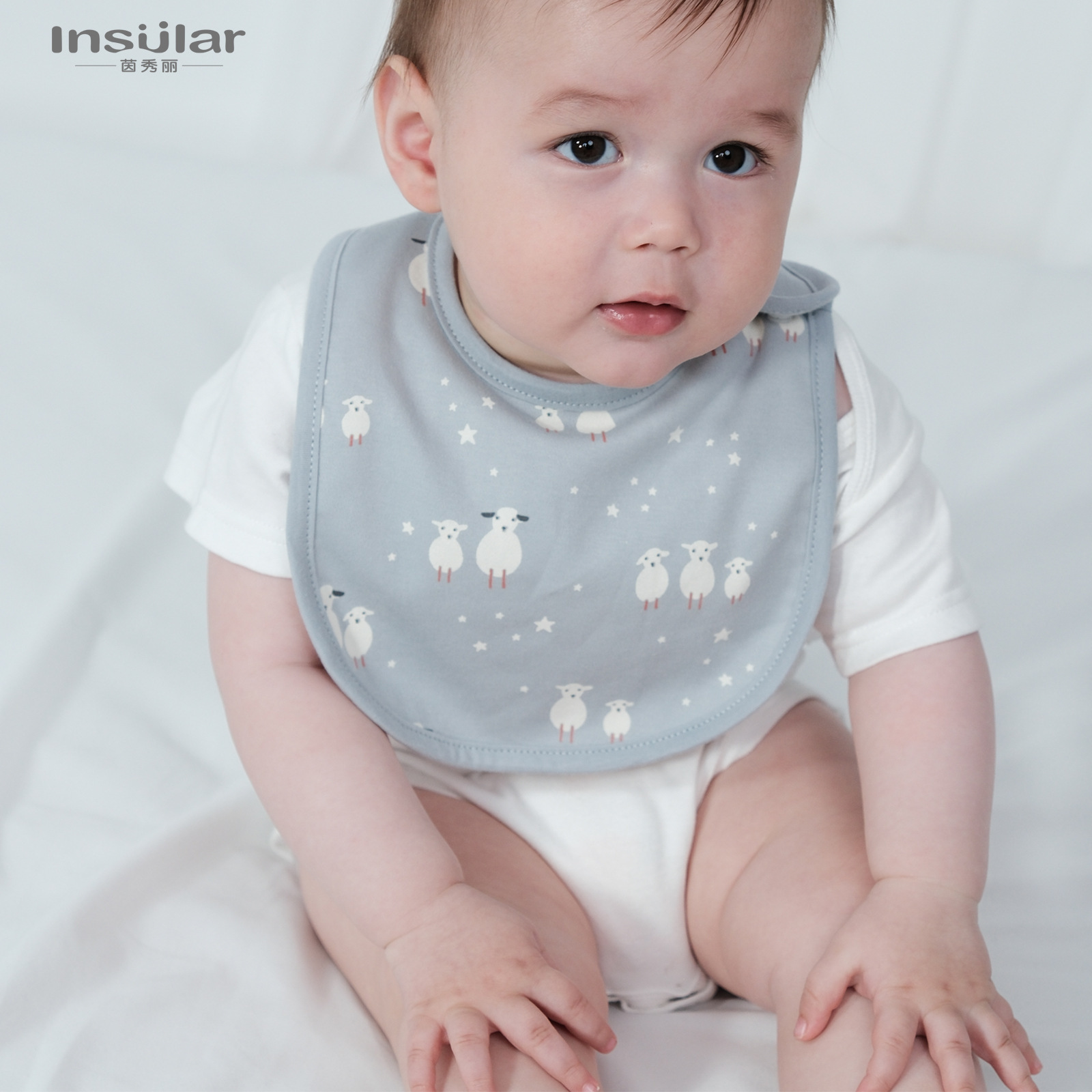 3 paquetes de algodón de dibujos animados para bebés delbanco impermeable delbanco delbanco del bebé delbanco del recién nacido toallas de saliva de botón transfronterizas