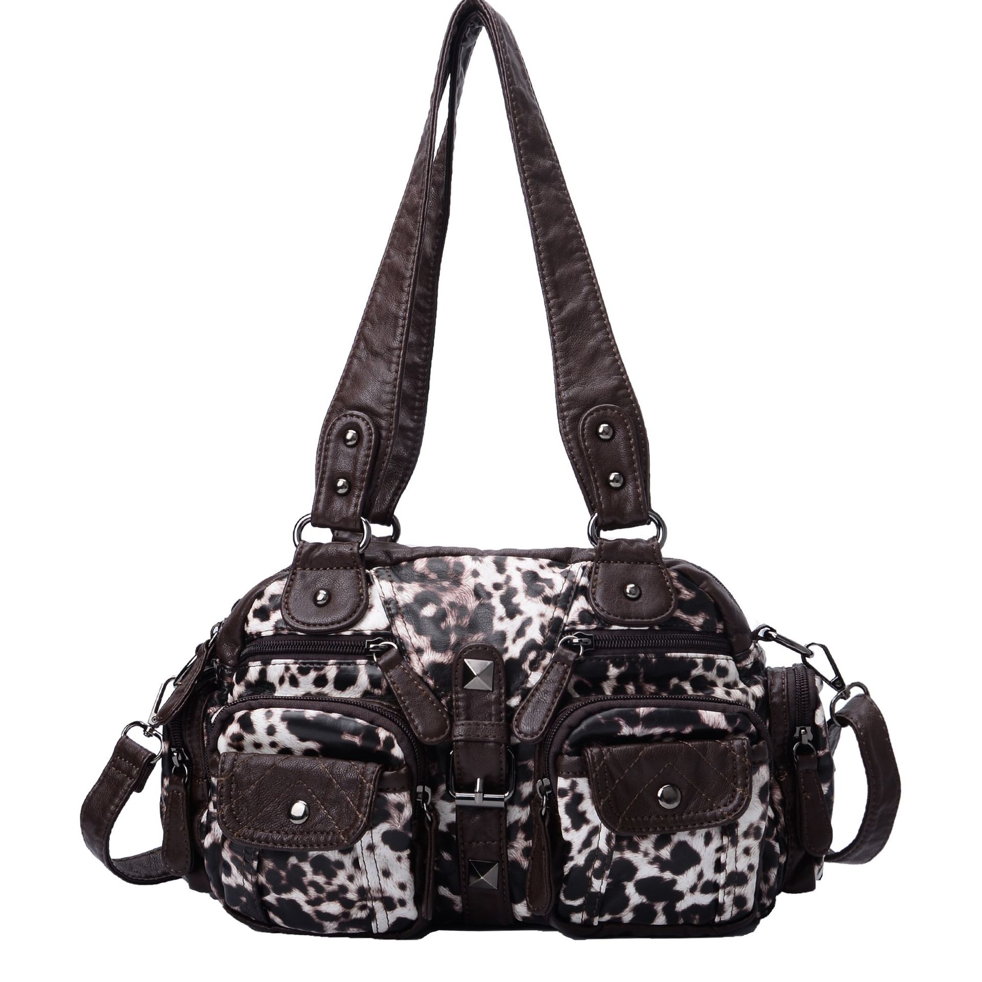 32 ¿ café / 3 ¿ estampado de leopardo de café
