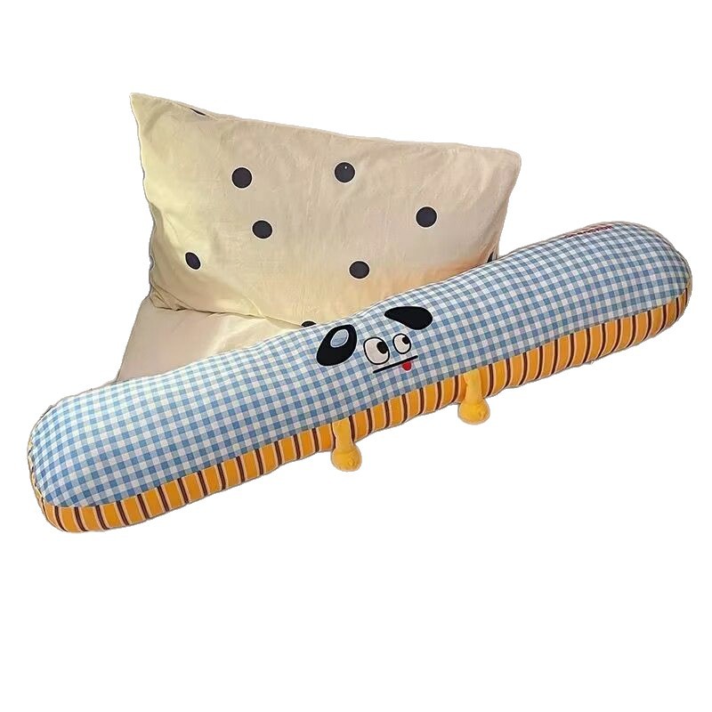 almohada de dibujos animados de peluche para dormir niñas almohada de cama cabezal de cama pierna de clip rectangular dormitorio dormitorio lateral dormir abrazo ventilado