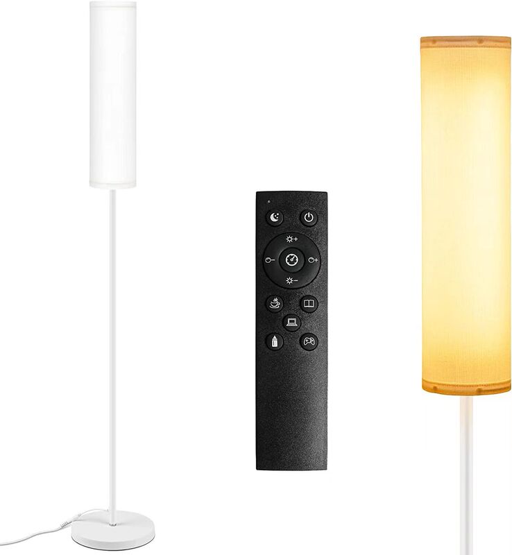 アマゾン国境を越えた電気商は布カバーledフロアランプのリモコンで調光できる2色温度タッチ知能を提供している|undefined