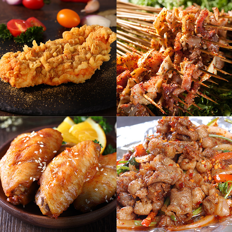 Seasoning spices: chili salt powder, cumin, chili, barbecue seasoning, garlic flavor, five-spice, white sesame, black pepper, pepper manufacturer wholesale