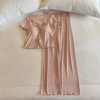 Fuchsia breast pads, trousers, with short sleeve