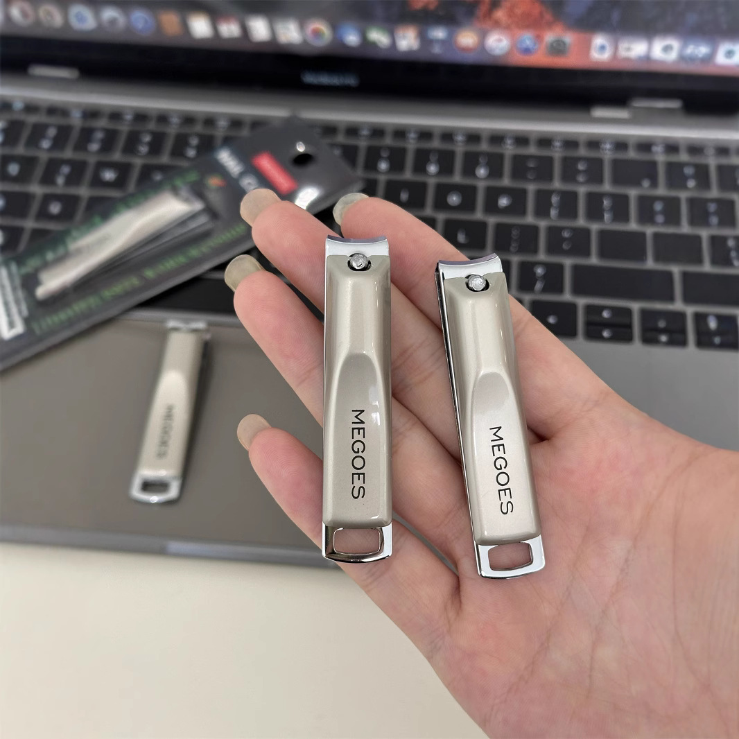 MEGOES麥高斯小巧指甲剪指甲鉗 大號平口家用指甲刀 美甲工具