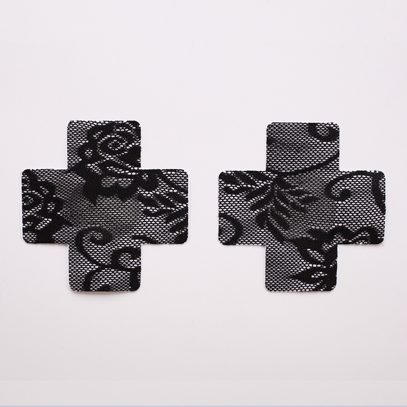 TU 레이스 대형 크로스 블랙