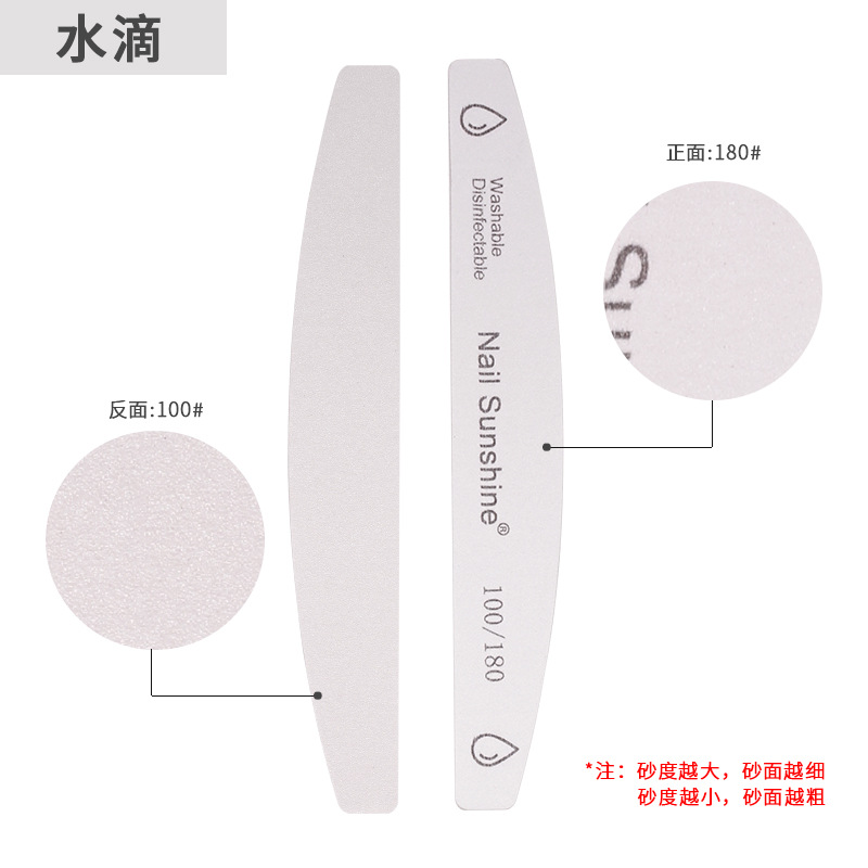 Nuevo arte de uñas curvo de media luna transfronterizo