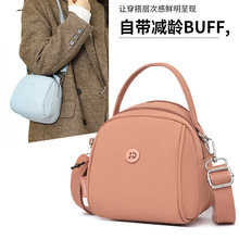 高级感斜挎包包女2025新款轻便手提贝壳包时尚小巧帆布单肩包百搭