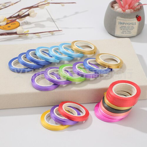Source Factory Color Flag 5m Balloon Ribbon Wedding Decoration Ribbon Balloon Accessories Banner Party Supplies Ribbon Balloon