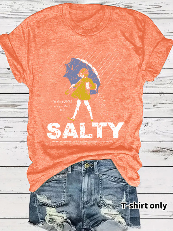 ヨーロッパとアメリカのTシャツ半袖塩味表現パック女の子傘クロスボーダー夏ラウンドネック既製トップス女性対外貿易注文|undefined