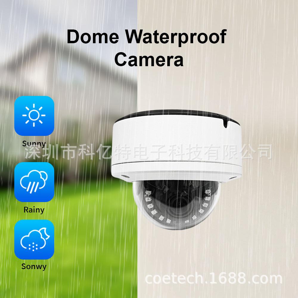 4K 8MP IP-Kamera Icsee Decken-Dome Metall wasserdicht