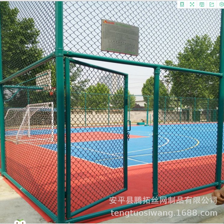 篮球场围栏现货公园体育场护栏网学校操场勾花围栏网运动场防护网