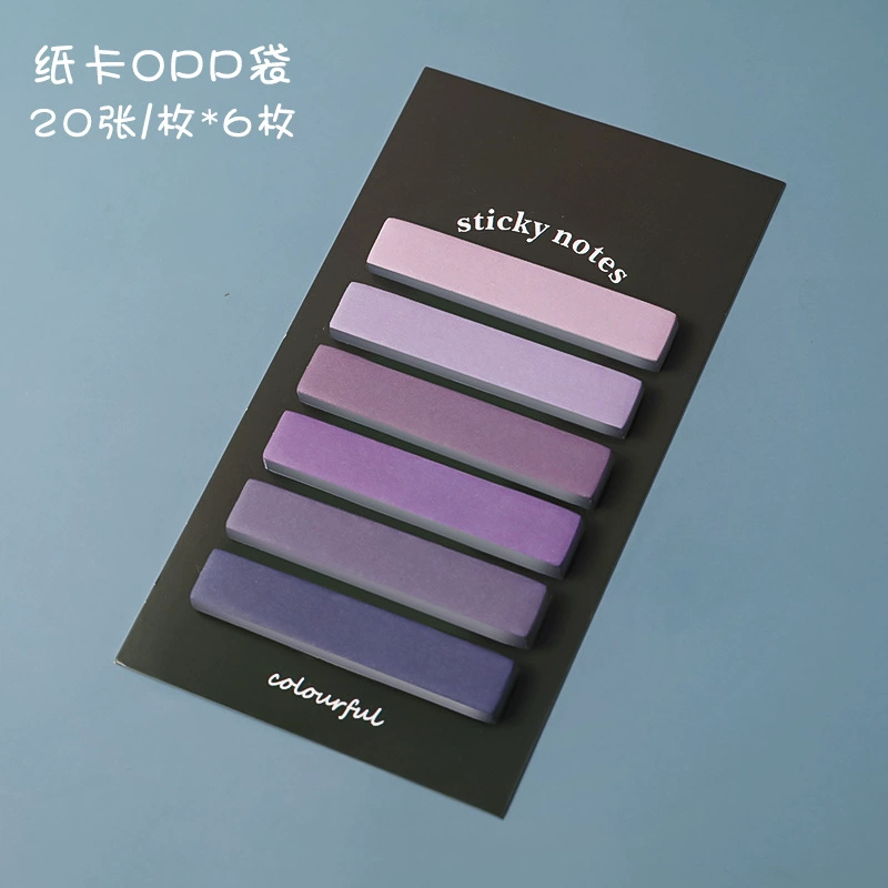Index Sticky Notes Morandi 7×12.5 cm, gradient color sets for students & office