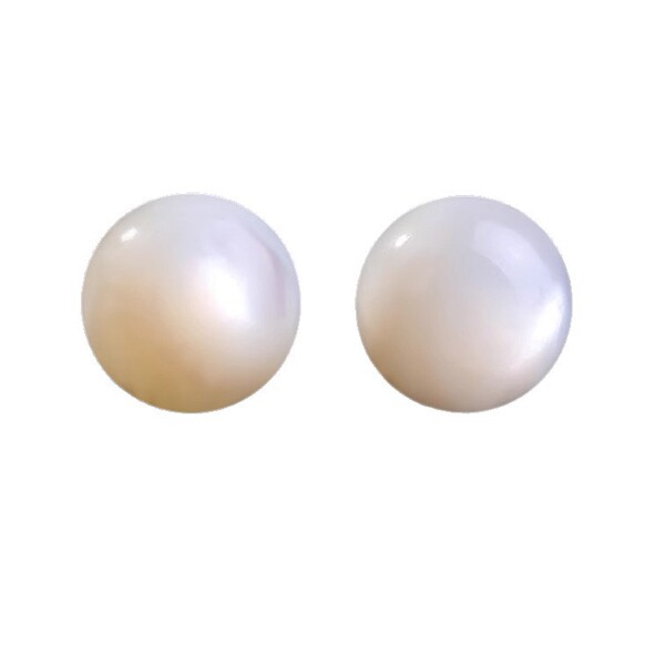 White beads handmade