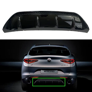 Alfa Romeo STELVIO Ti yarış versiyası arxa bamper spoyler qoruyucusu 1561584