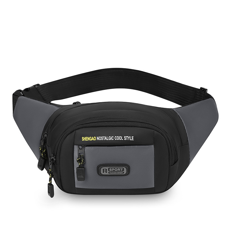 Bolso de pecho coreano de moda para correr bolso de gimnasio bolso de cintura bolso de hombro deportivo de moda nuevo bolso de pecho para hombres y mujeres