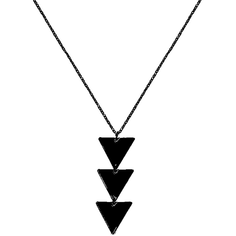 Style Simple Triangle Alliage Le Cuivre Placage Femmes Pendentif Sautoir display picture 4