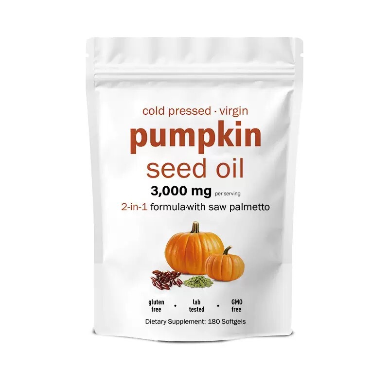 In-Stock Tk Amazon Cross-Border Popular Pumpkin Seed Oil Soft Capsule Foreign Trade Factory