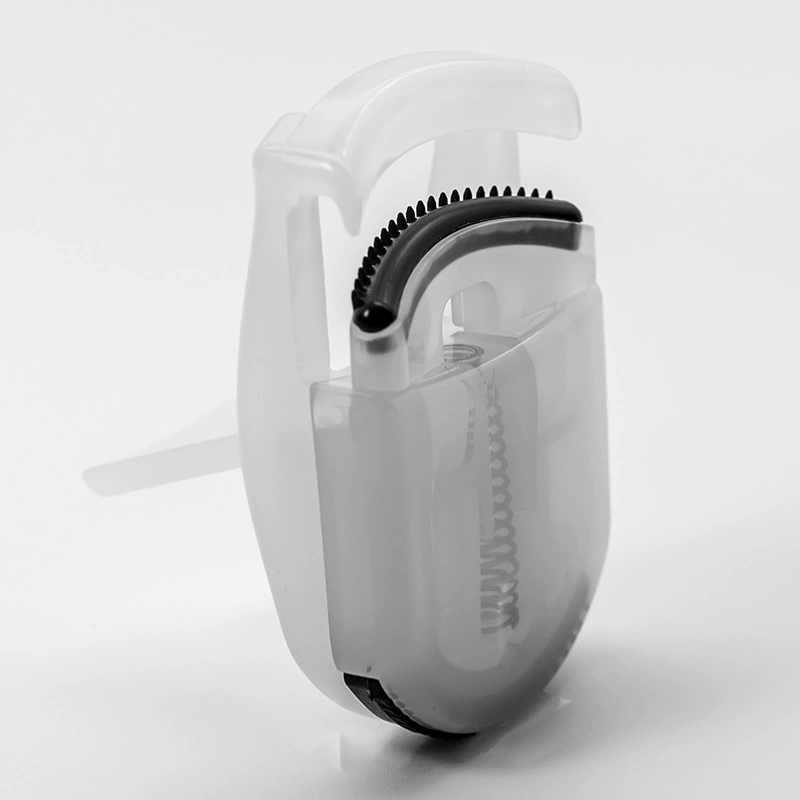 Eyelash curler handheld solar-powered plastic — compact 58×36×18.5 mm, 17 g