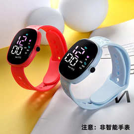 韩版新款网红周款LED手表时尚数字手表创意百搭男女学生电子手表