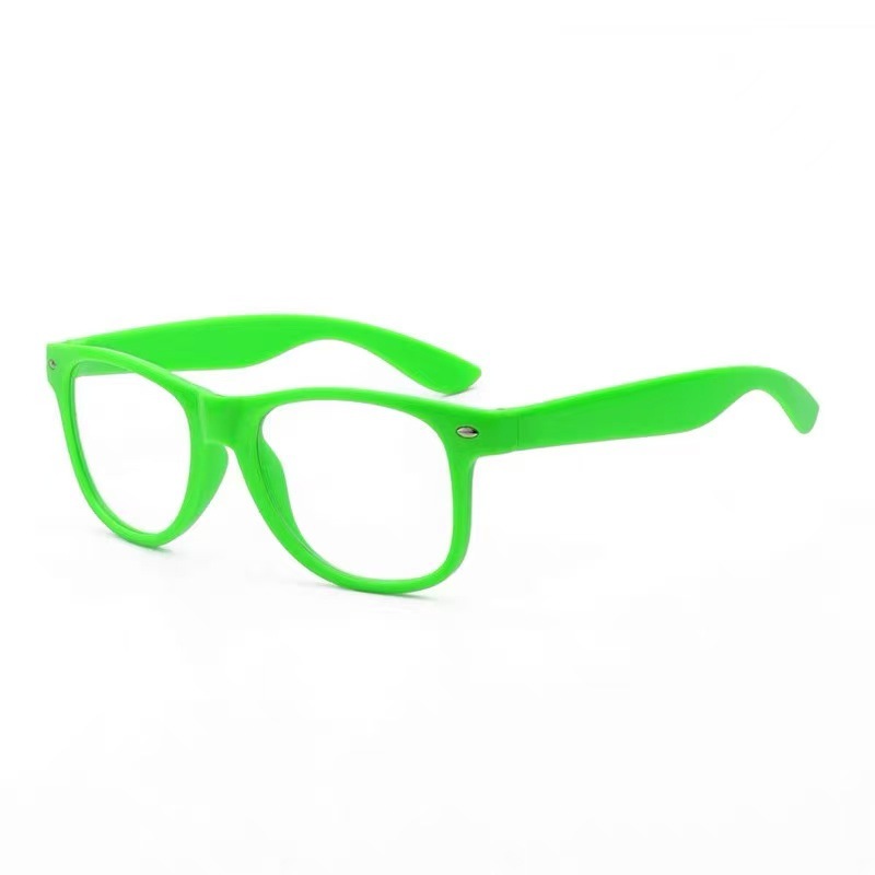 Green frame white film