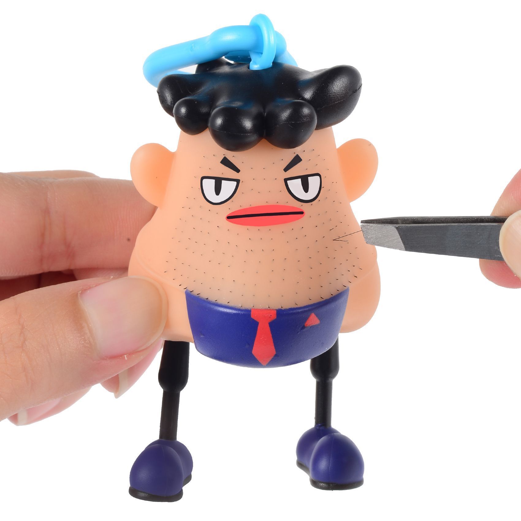 Nuevos juguetes de extracción de cabeza negra extracción de cabeza negra extracción de barba extraña descomposición de colgantes de llaves artefactos mágicos