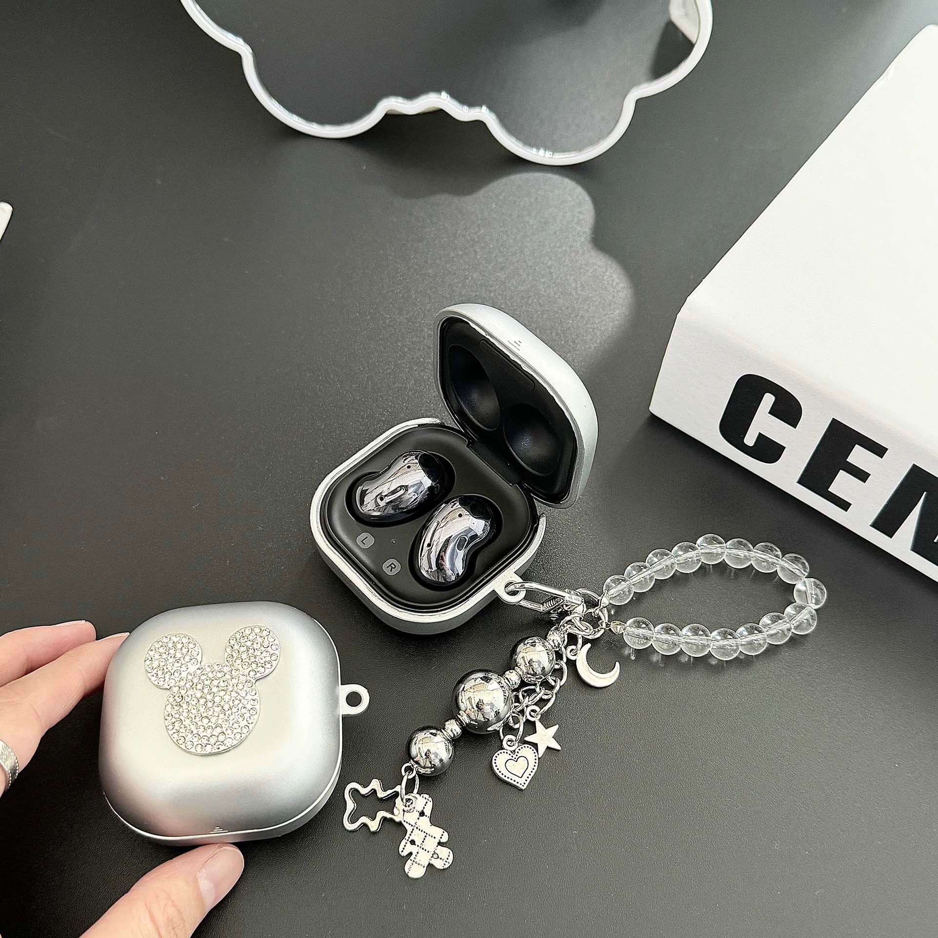 Защитный чехол наушников Samsung Galaxy Buds2 Pro с беспроводным Bluetooth-гарнитой, электрохромированная мультяшная щенок Buds2