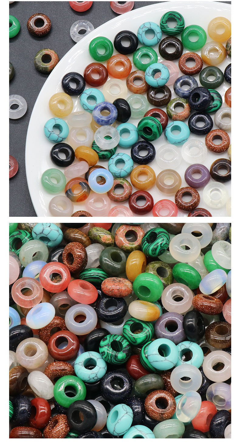 natural stone Material Geometric Pattern 1 Piece Natural Stone Geometric DIY Jewelry Accessories Beads