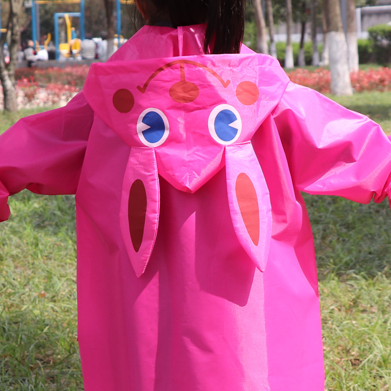 En forma de animal impermeable para niños Jardín de Infantes Escuela primaria femenina Bebé Niños grandes Niños todo el cuerpo engrosado poncho niños y niñas