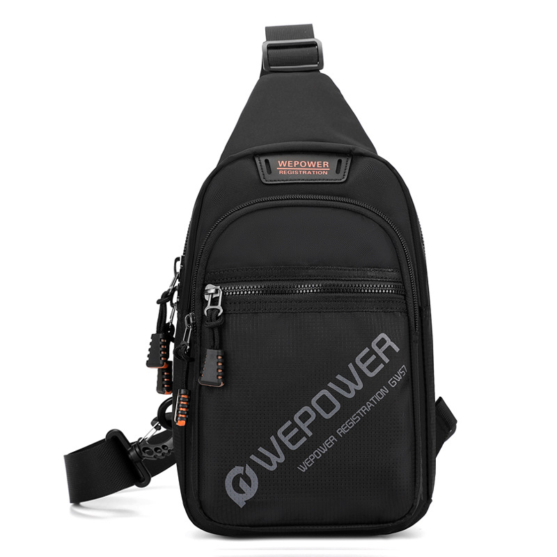 WEPOWER nuevo estilo de negocios casual bolso de pecho ligero coreano para hombres hombro de pecho de viaje mochila deportiva