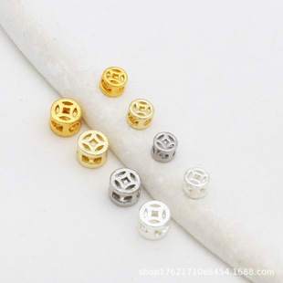 18K���ɫ�U���~�X����ɢ���ֹ�diy������������Ʒ���D161