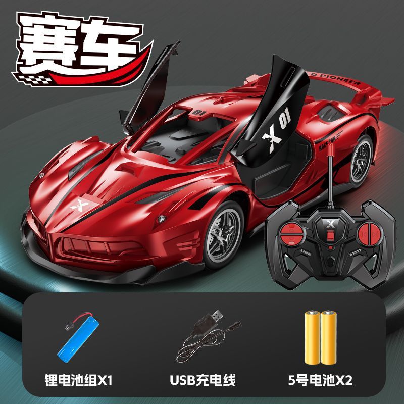 Control remoto coche de carreras de deriva recargable de alta velocidad coche de control remoto eléctrico coche de juguete para niños niños niños 3 - 6 años