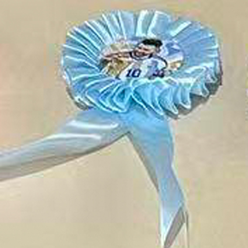 Productos de fiesta transfronterizos Fiestas de cumpleaños Insignia de fiesta Niña Niño Cerimonia Brocha Flor Brocha de estaño