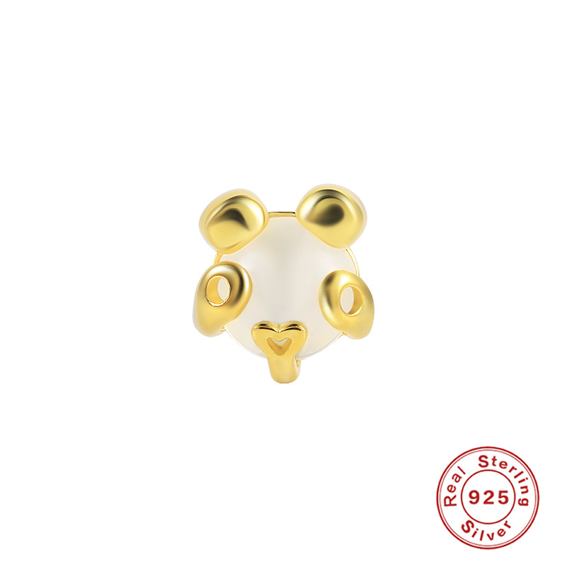 14g Weight 925 Sterling Silver Ear Needle Material Ear Studs Classification 1 Piece Quantity Holiday, Daily, Date Occasion 925 Sterling Silver Material Rabbit, Panda, Carrot Pattern Women's Gender Plating Design Simple Style Style 1 Piece 925 Sterling Silver Rabbit Panda Carrot Ear Studs 2