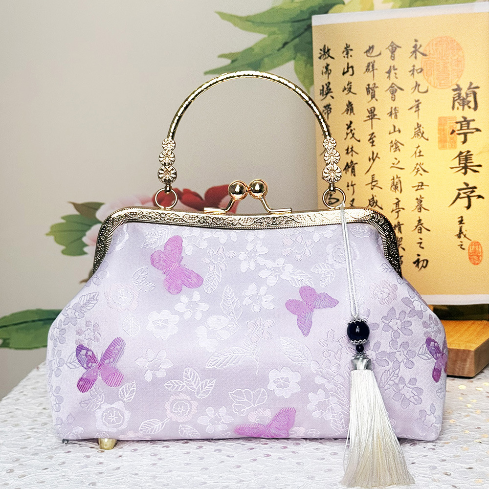 中国风旗袍包礼品包手提包斜挎包手机包口金包直播女包跨境包bag