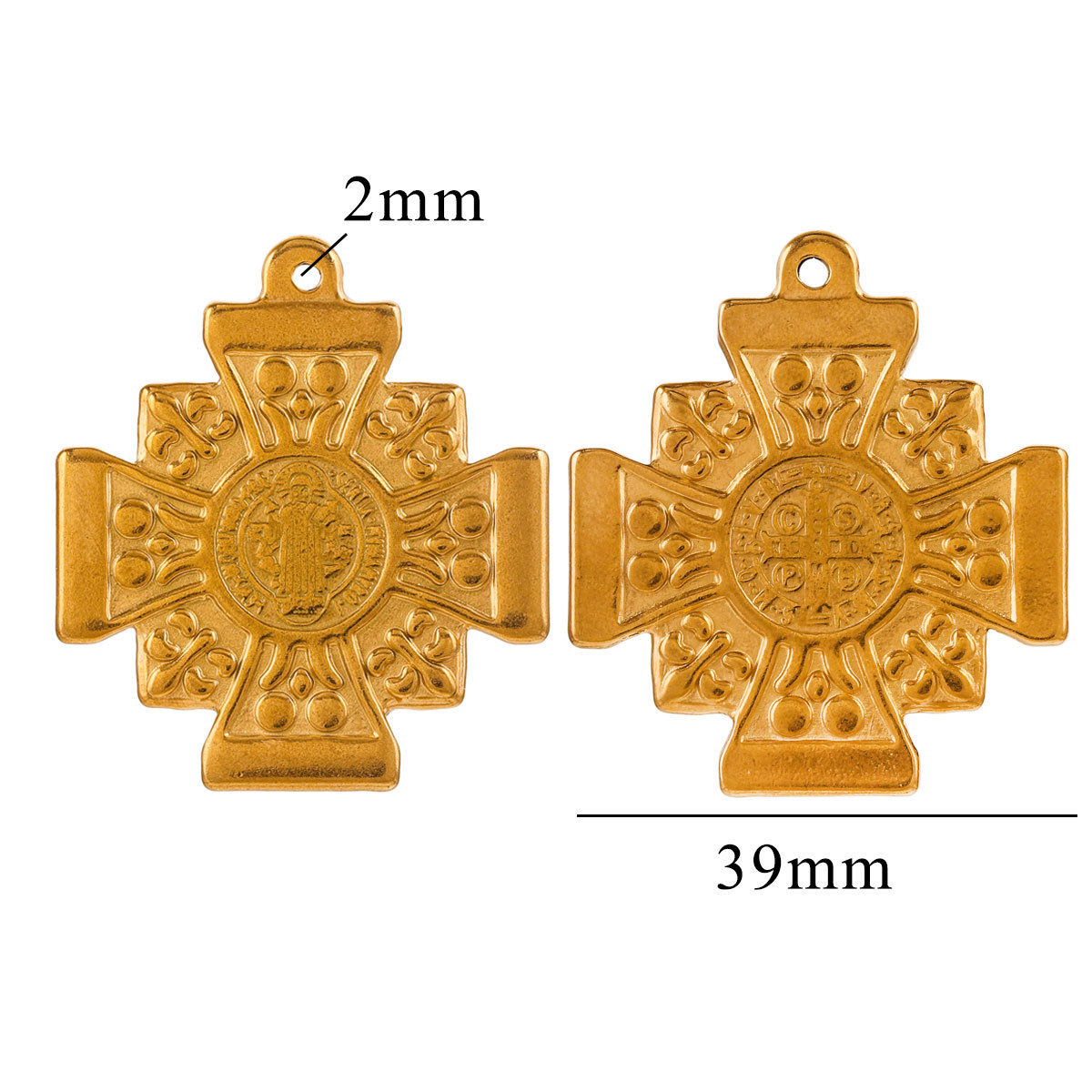 Acero inoxidable transfronterizo diseño de personalidad cruz reina colgante francesa llavero de acero de aluminio productos al por mayor inventario