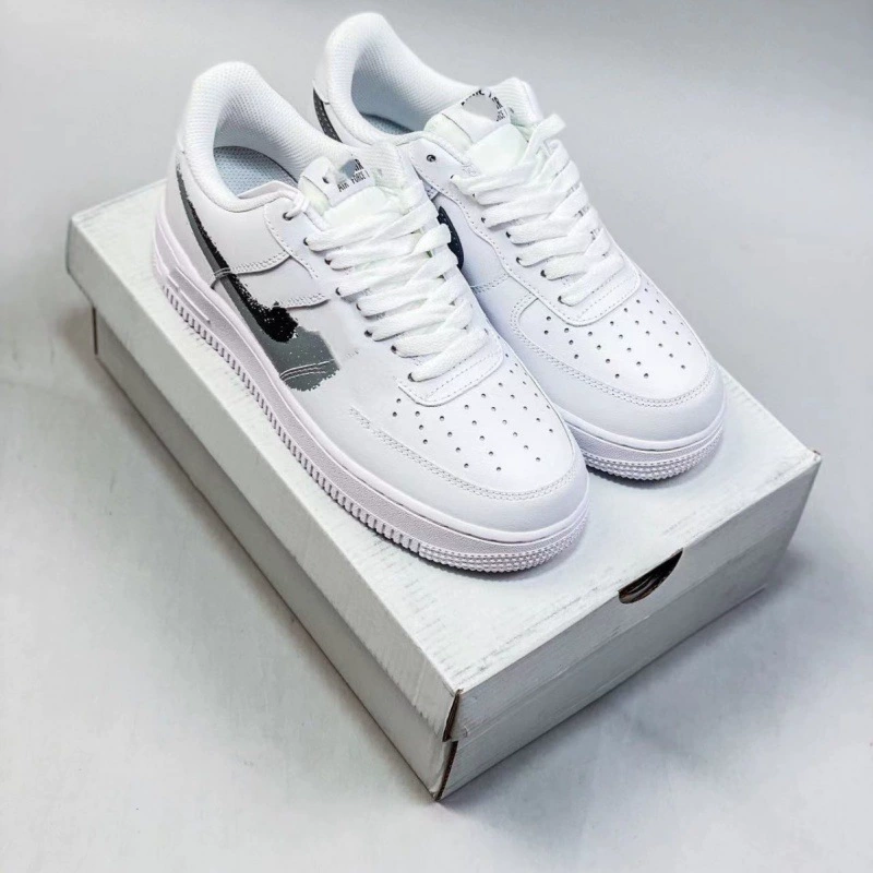 Кроссовки Air Force 1 '07 LOW Air Force No. 1 мужские и женские низкие кеды классические белые