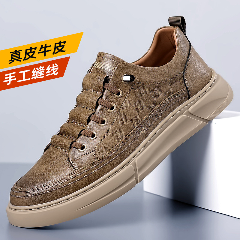 Zapatillas deportivas transpirables de suela gruesa para hombre, verano 2026, calzado deportivo informal cómodo, zapatos de hombre versátiles y modernos, venta al por mayor.